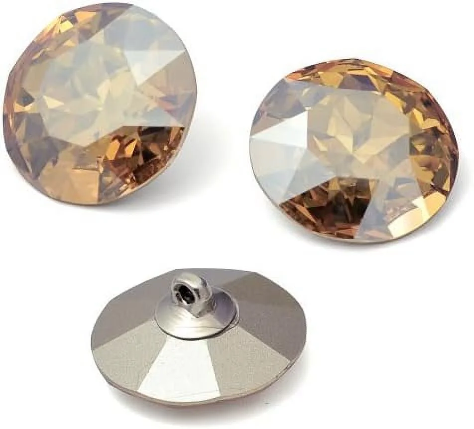 27Mm Austria Crystal 1201 Crystal By Pc, Crystal Golden , SW-1201BT