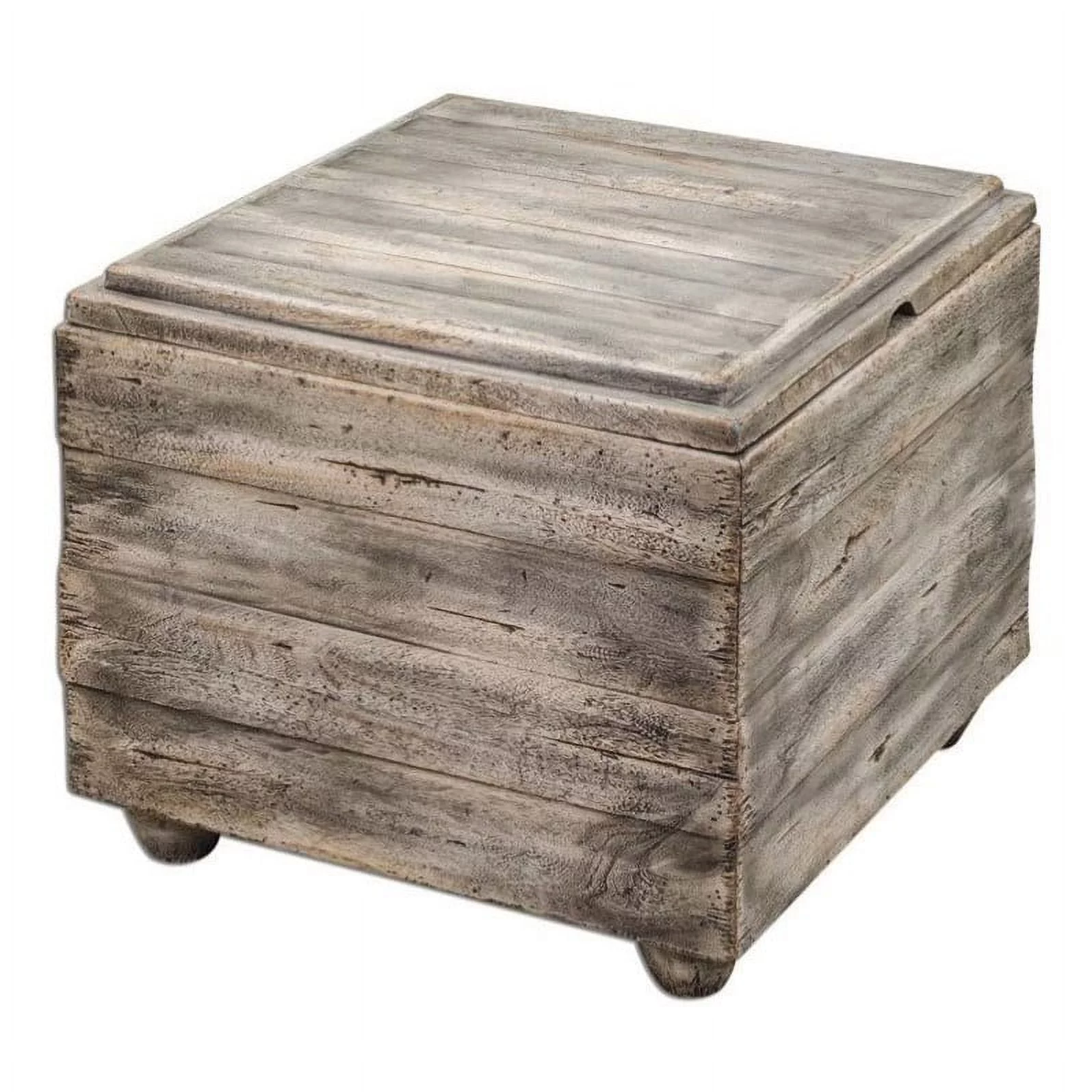 Allora Contemporary Mango Wooden Cube Table
