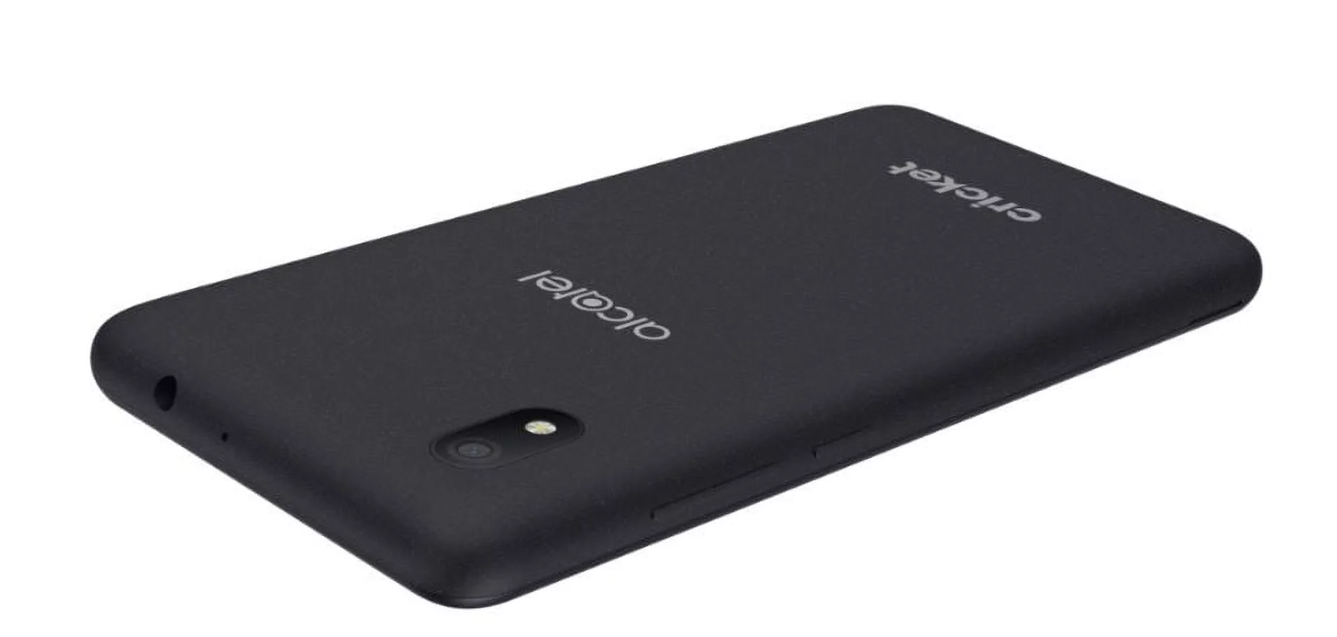 Cricket Wireless Alcatel Glimpse, 16GB, Suede Black - Prepaid Smartphone