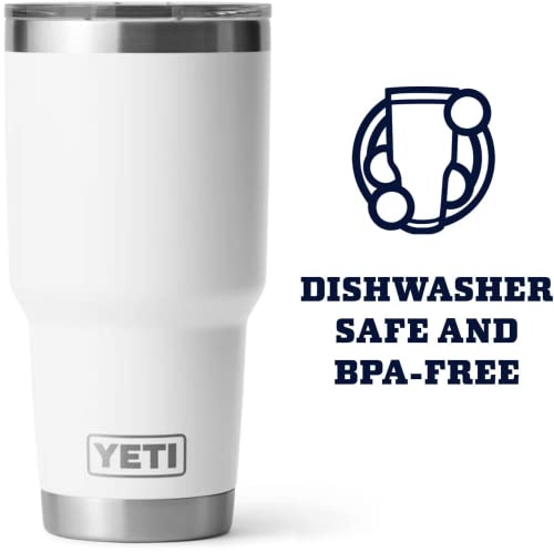 YETI Rambler 30 oz Stainless Steel Vacuum Insulated Tumbler w/MagSlider Lid, Black