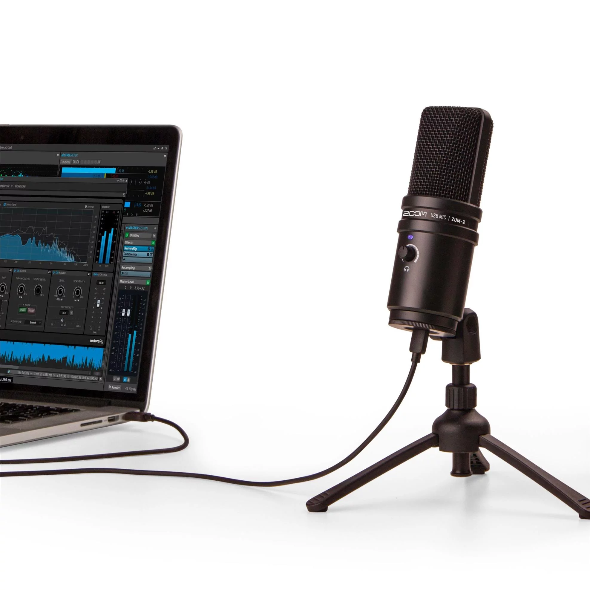 Zoom ZUM-2 USB Podcast Microphone Bundle