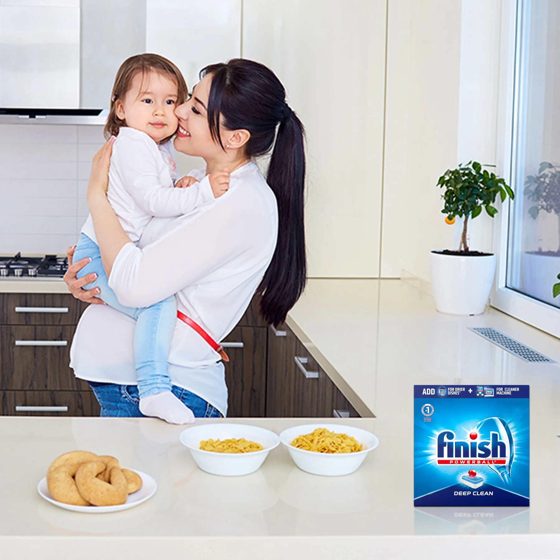 Finish Pacs Dishwasher Detergents, Fresh Scent, 53.5 Ounce, 85 Count