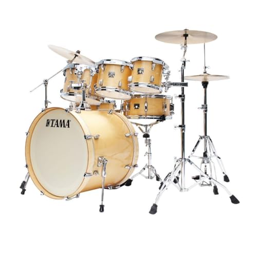 TAMA Superstar Classic 7-Piece Shell Pack with 22-Inch Bass Drum (Gloss Natural Blonde)