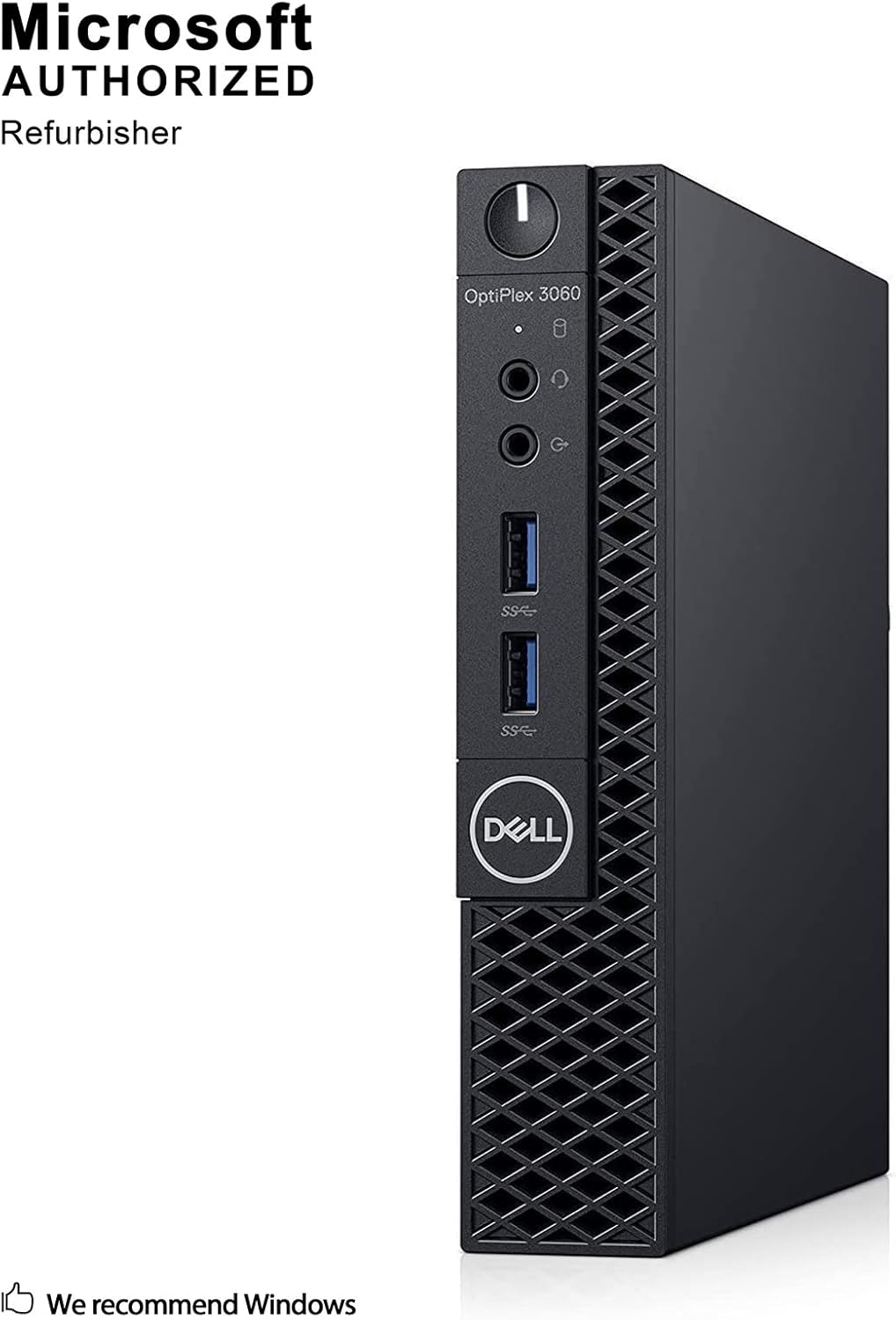 Dell OP3060MFFXKF5K OptiPlex 3060 XKF5K Micro PC with Intel Core i5-8500T 2.1 GHz Hexa-core, 8GB RAM, 256GB SSD, Windows 10 Pro 64-bit (Renewed)