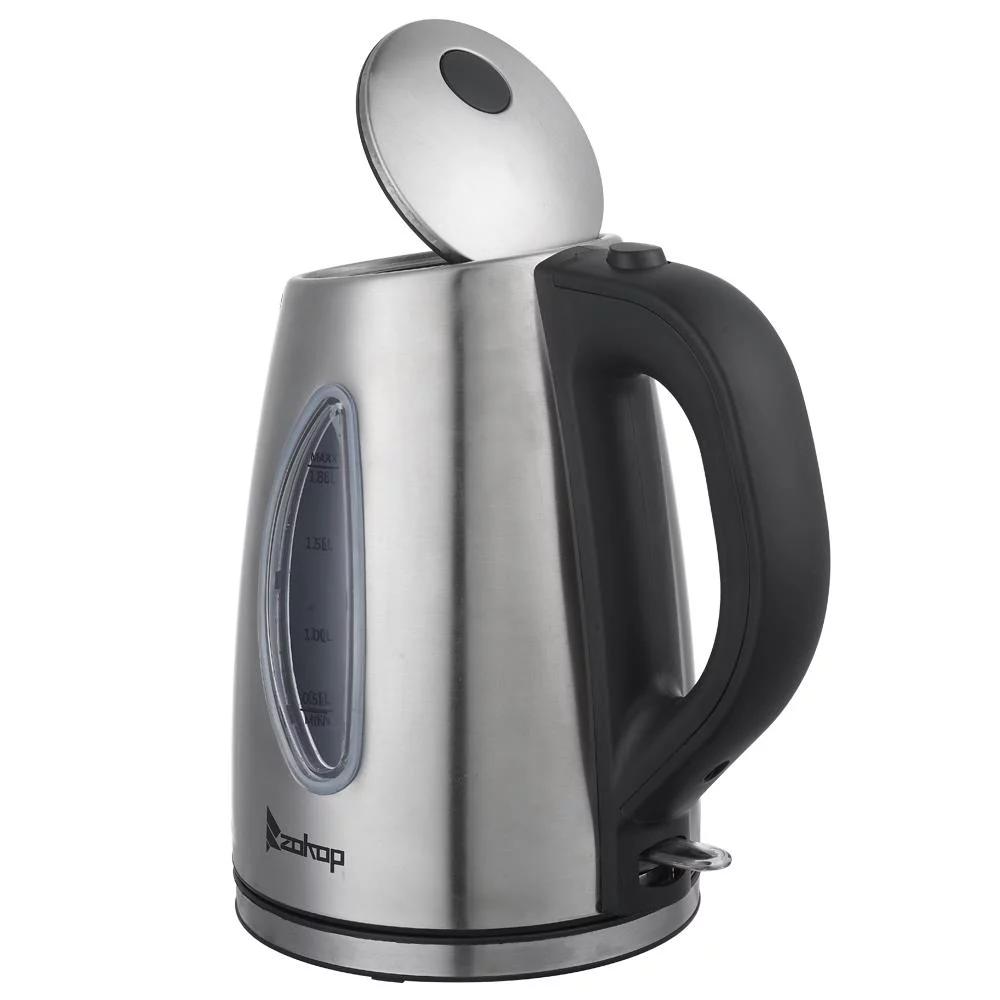 SamyoHome 1.8L Stainless Steel Electric Kettle, Silver