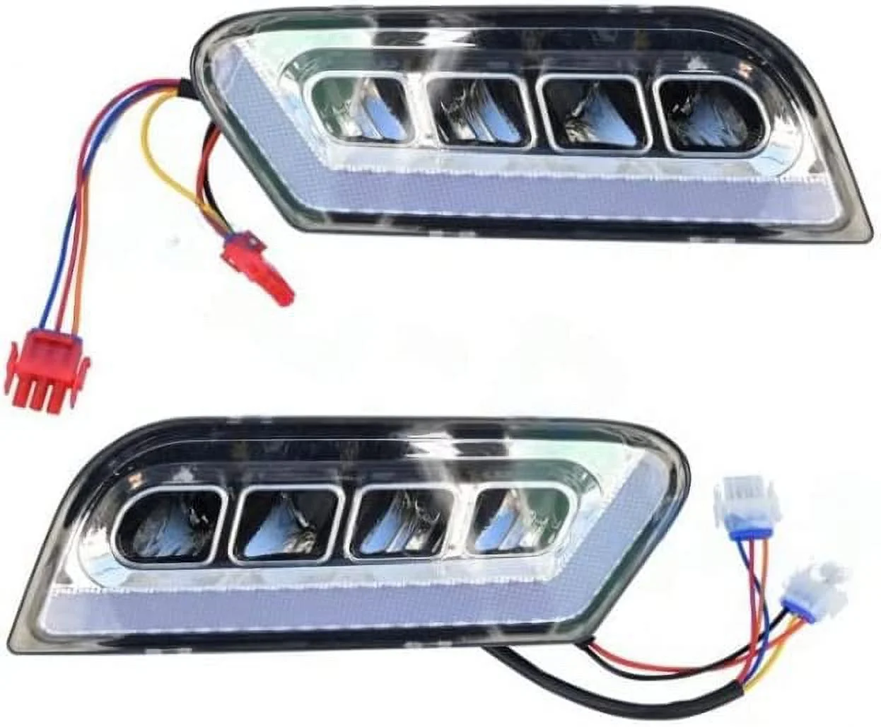 Deluxe LED Light Kit for Club Car Tempo Golf Carts with Complete LED Lighting and Signaling for Safe and Stylish Driving