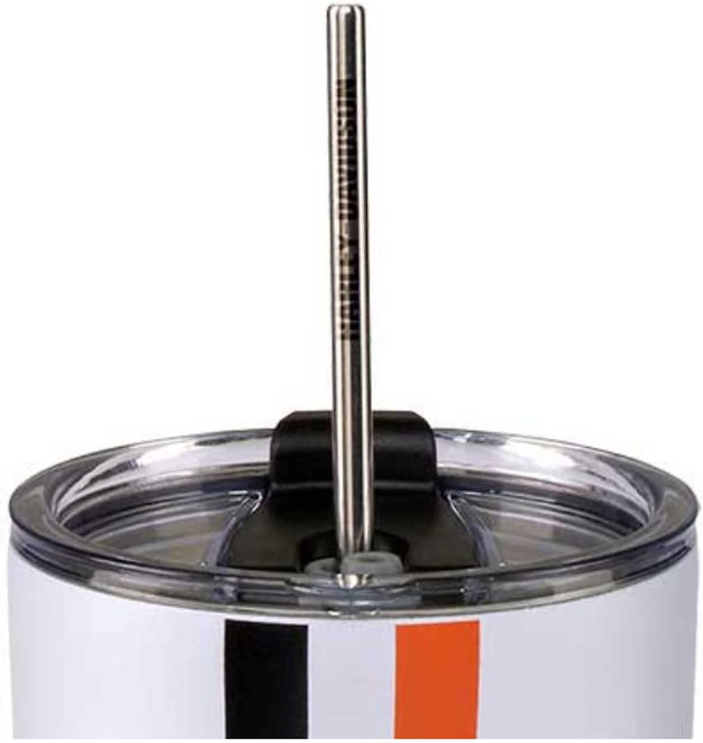 Harley-Davidson Stripes Tumbler w/Straw, Double-Wall Stainless Steel - 30 oz.