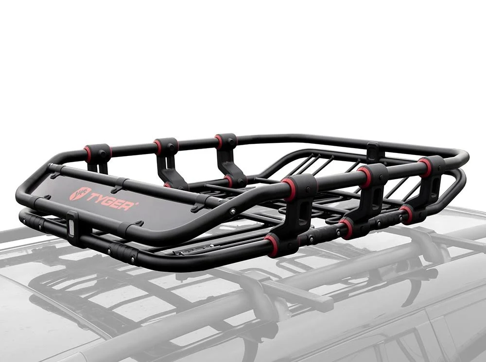 Tyger TG-RK1B976B Super Duty Roof Cargo Basket (52x22 L x 41.3x22 W x 8.3x22 H)