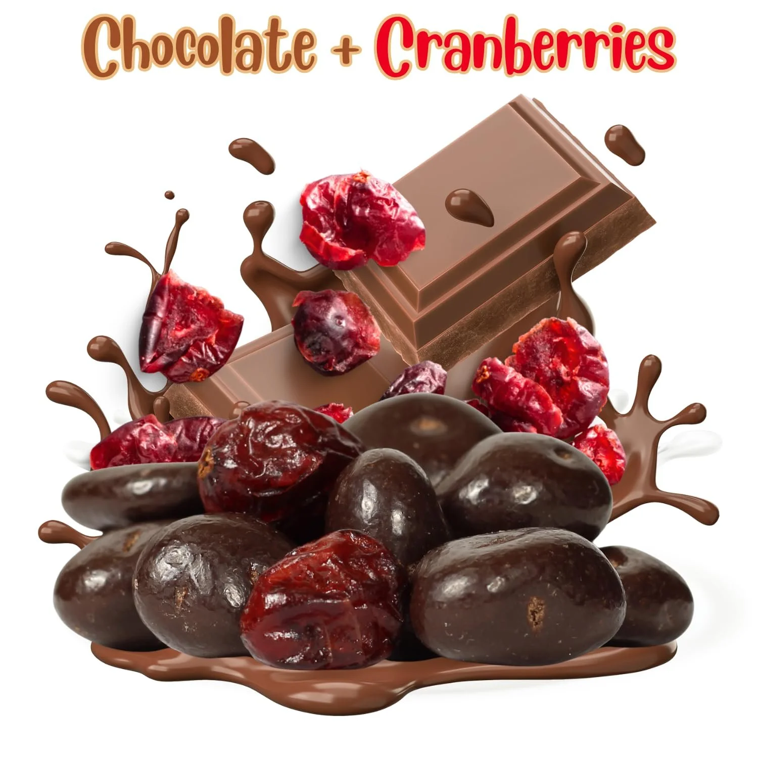 Dark Chocolate Covered Cranberries by Its Delish, 10 lbs Bulk Bag  Gourmet Dark Chocolate Cranberries, Healthy Snacks Chocolate Fruit, USA Made, Vegan, Kosher
