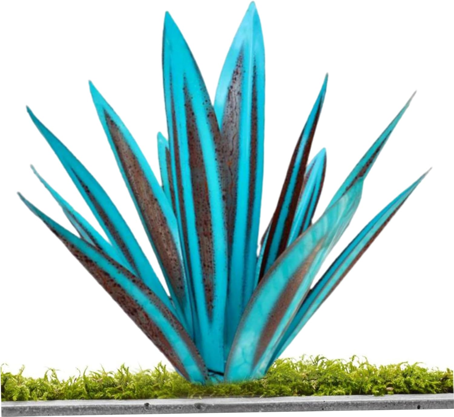 Metal Art Tequila, Agave Tequila Plant Rustic Sculpture 10.6 inches Garden Metal Art Tequila Statue Home Decor for Yard Outdoor Patio, Tequila Gift