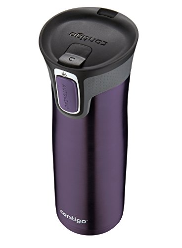 Contigo AUTOSEAL West Loop Vacuum-Insulated Stainless Steel Travel Mug with Easy-Clean Lid 20 oz Sake