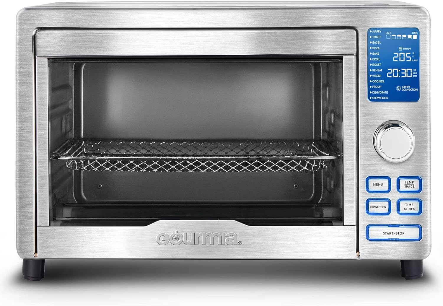 Gourmia Digital Stainless Steel Toaster Oven Air Fryer – Stainless Steel