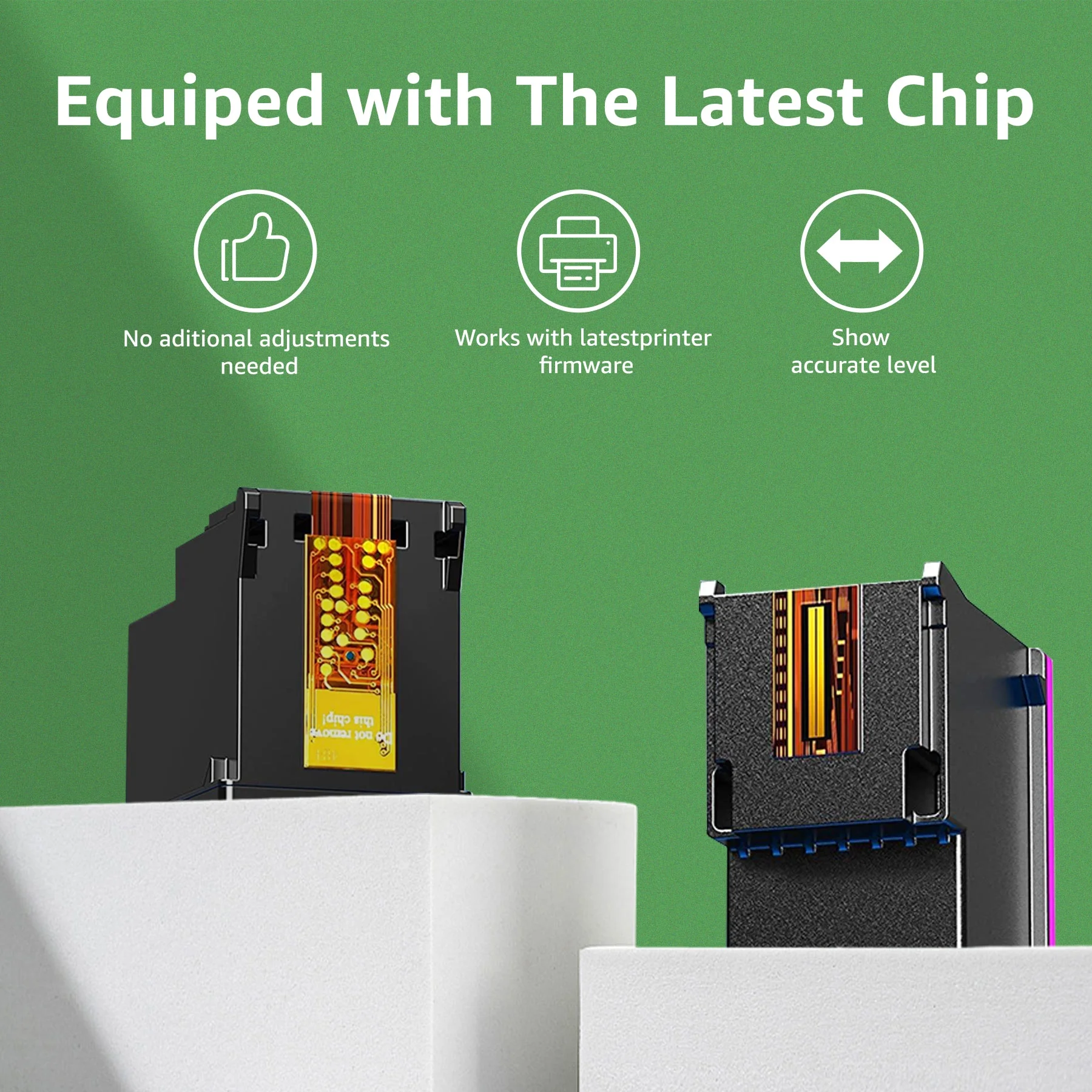 64XL Ink Cartridges Black Compatible for HP 64 XL Work with HP Envy Photo 7855 7858 7155 6255 6252 7100 7800, HP Envy Inspire 7900e 7950e Tango Series Printers