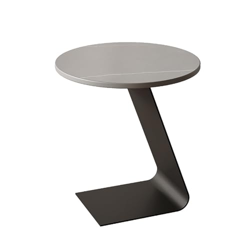 C Table End Table - Couch Tables for Space Saving - Stylish C Shaped Side Table for Couch - Perfect C Table for Couch - Coffee Table (Gray : C)