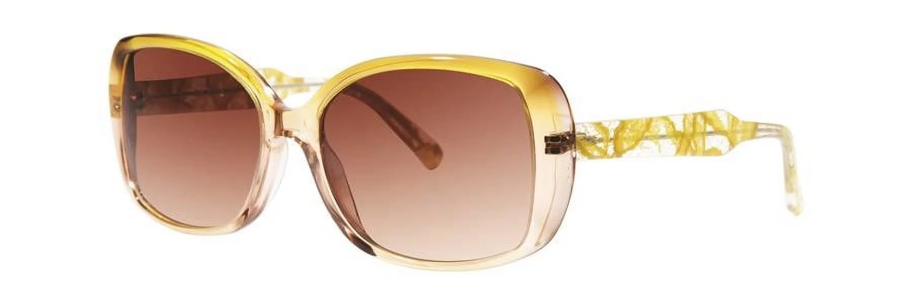 VERA WANG Sunglasses V287 Wine Gradient 56MM