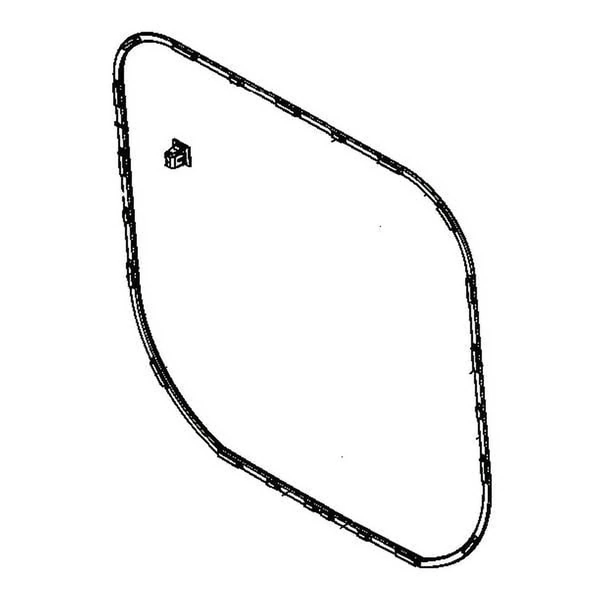 GE APPLIANCE WE9M58 DRYER DOOR GASKET - OEM PART