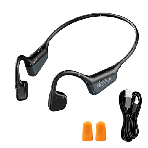 Bone Conduction Headphones, Wireless Bluetooth 5.4 Open Ear Headphones,with Mic,15H Playtime,IPX6 Waterproof Sports Headset,for Running,Cycling,Workouts, Outdoor Sports (Green)