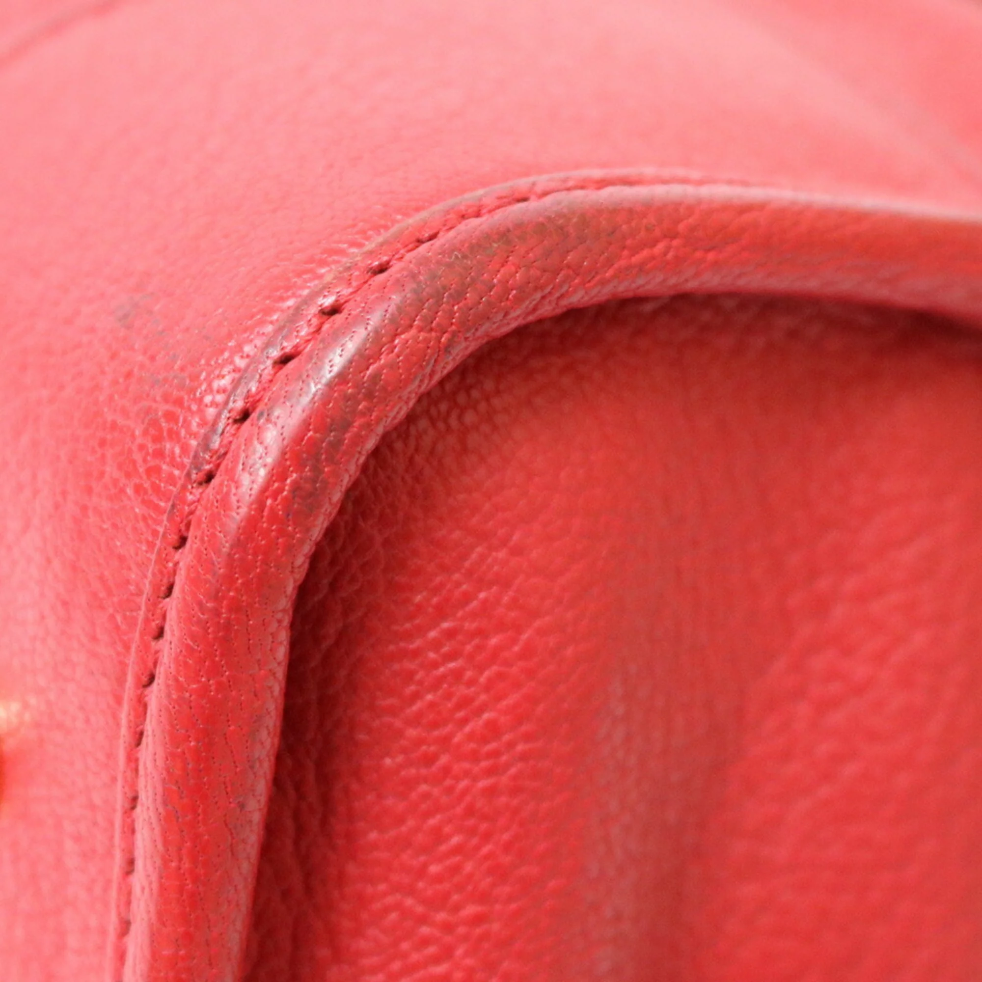 Pre-Owned LOEWE Loewe Handbag Amazona 28 Red Ladies Leather (Fair)