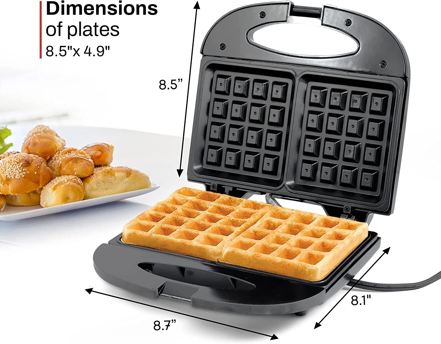 Elite Gourmet Belgian Waffle Maker