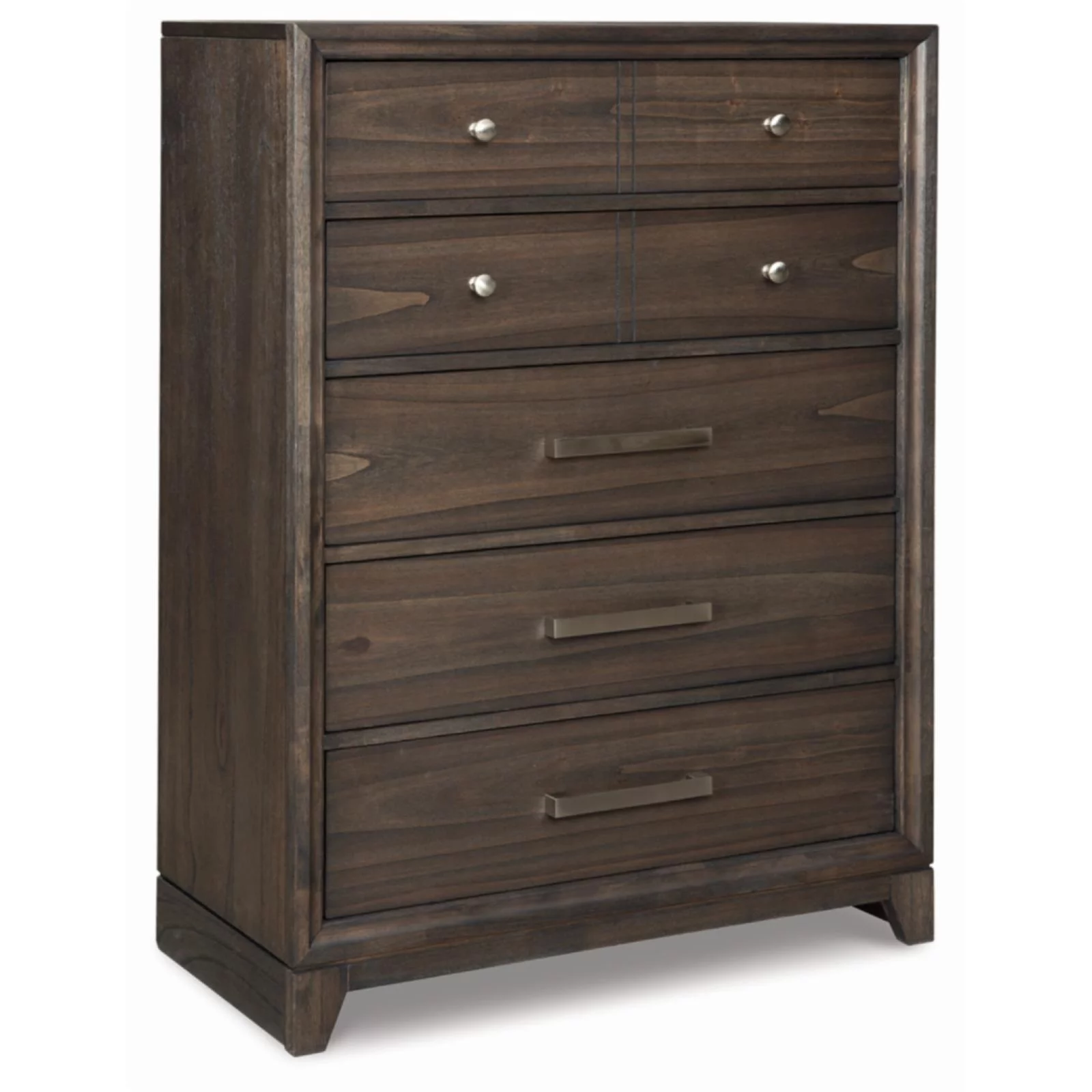 Signature Design by Ashley Brueban 5 Drawer Chest in Gray