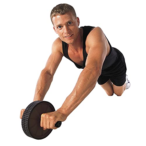 Gofit Black Deluxe Exercise Wheel (GF-DEW)