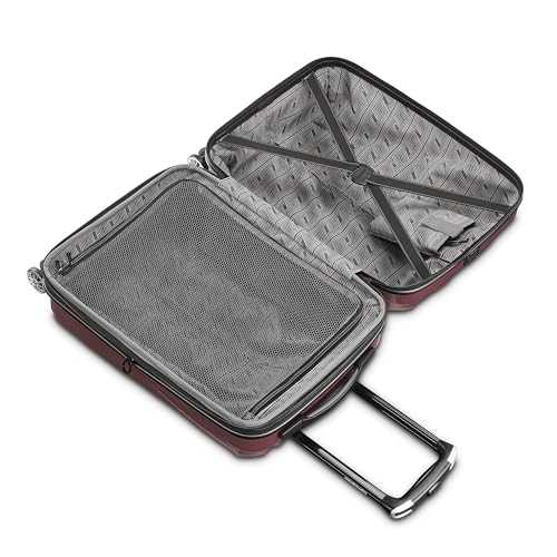 Samsonite Centric 2 Hardside Expandable Luggage with Spinner Wheels, Black, Carry-On 20-Inch