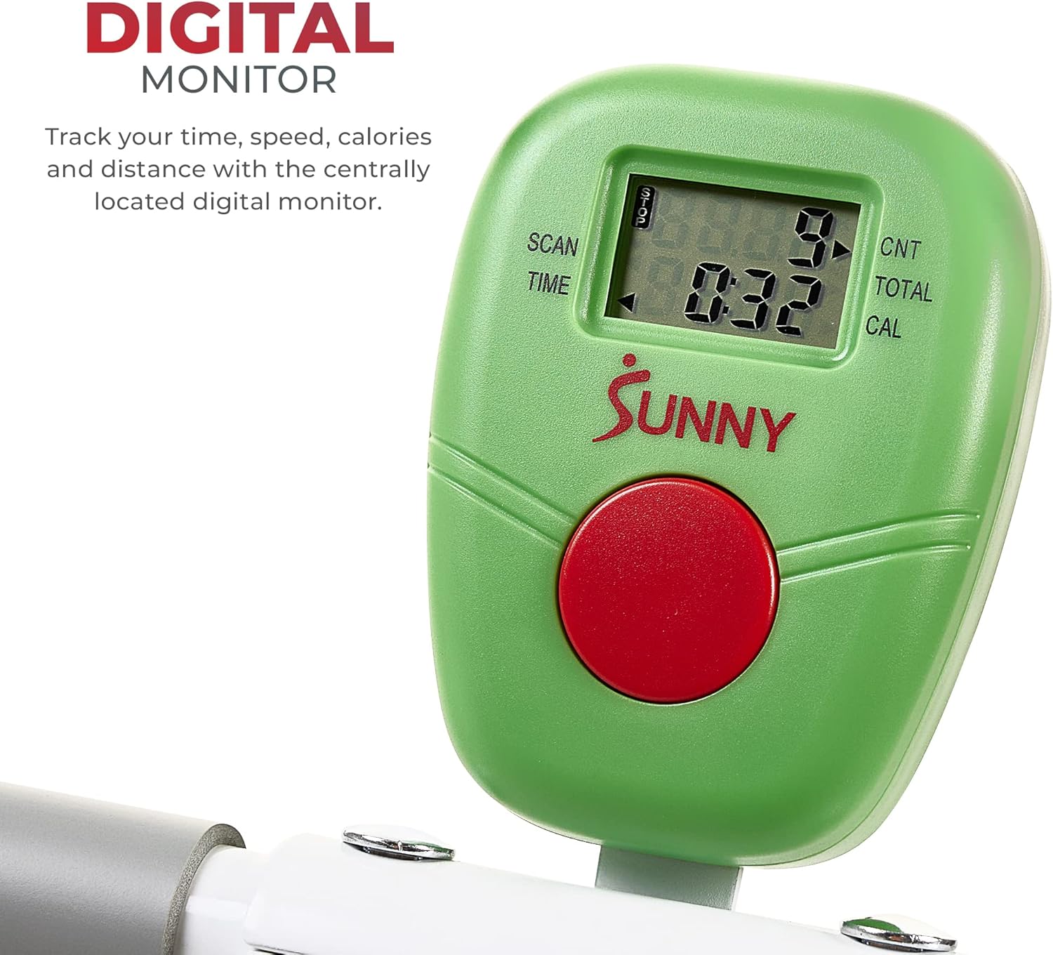 Sunny Health & Fitness Upright Row-N-Ride® Exerciser in Green - NO. 077G