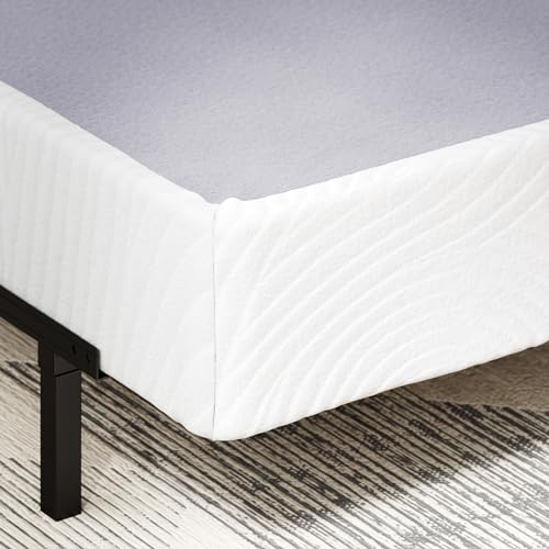 ZINUS Edgar 4 Inch Wood Box Spring, Mattress Foundation, Sturdy Wood Structure, Low Profile, Easy Assembly, King