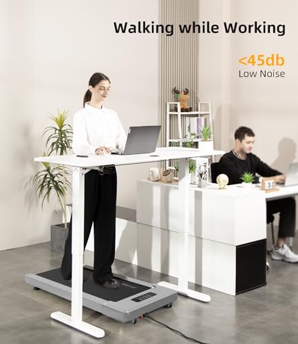 Walking Pad - Under Desk Treadmill for Home/Office, Portable with Remote Control LED Display - Ideal for Fitness Enthusiasts