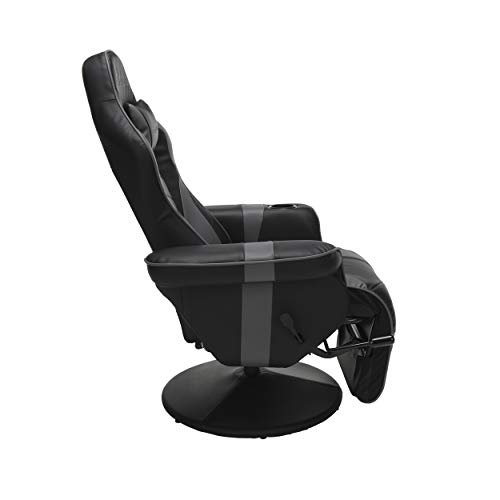 RESPAWN 900 Racing Style Gaming Recliner, Reclining Gaming Chair, in Gray RSP 900 GRY