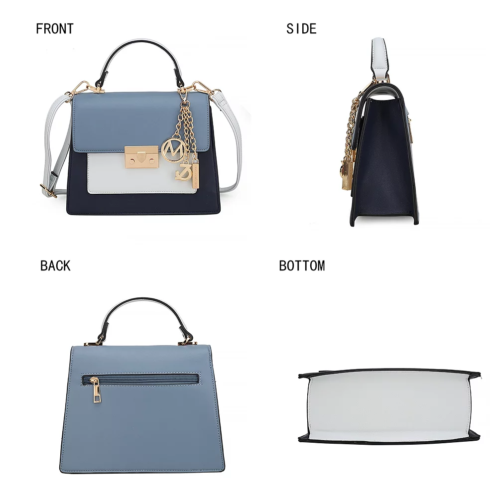 MKF Collection Women's Quinzel Shoulder Handbag by Mia K., Blush