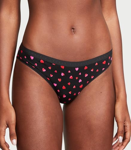 Victoria's Secret Women's Cotton Bikini Underwear, Moderate Coverage Panties for Women, Multi Pack (XS-XXL)
