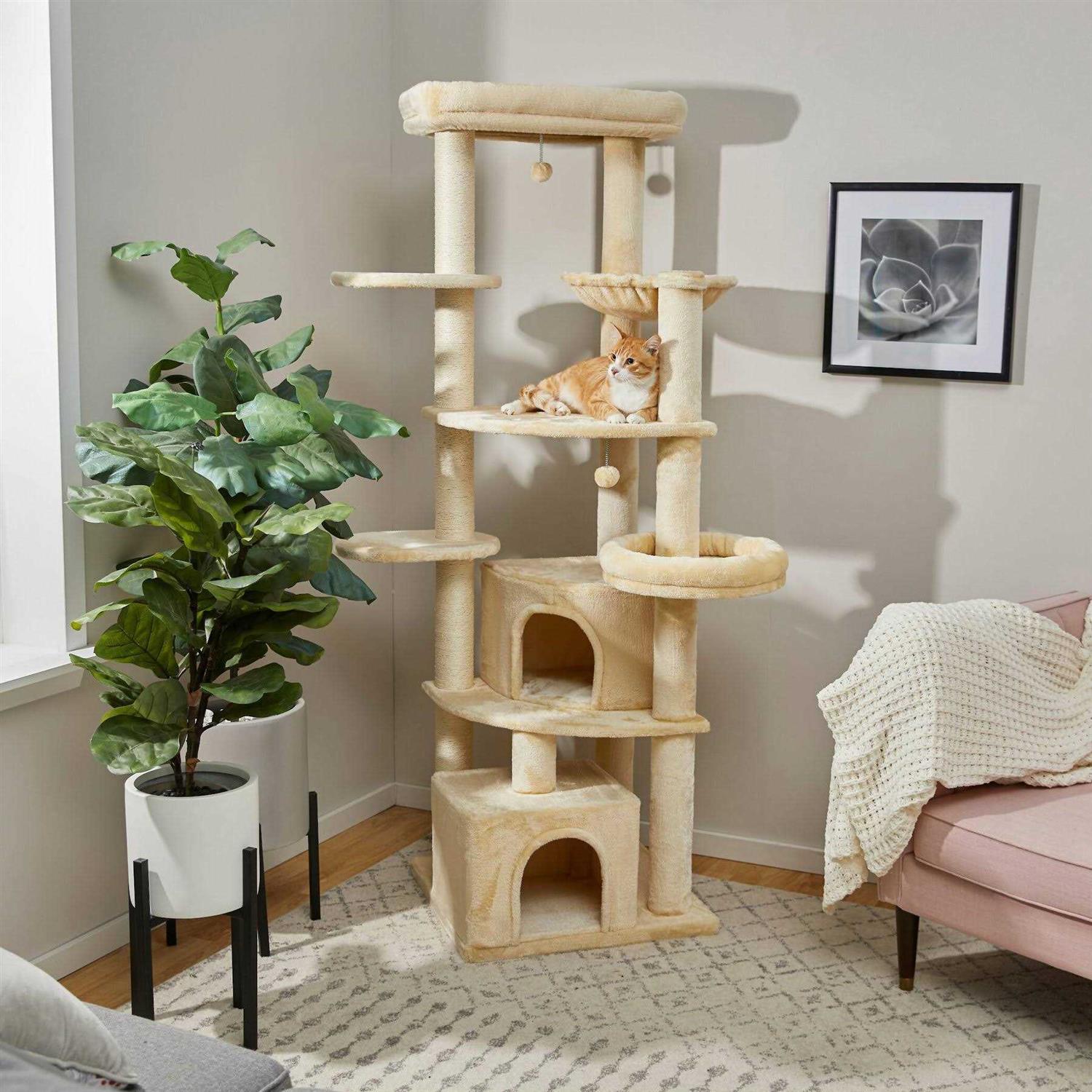 Frisco 76-in XXL Heavy Duty Cat Tree - Pet Supplies online store