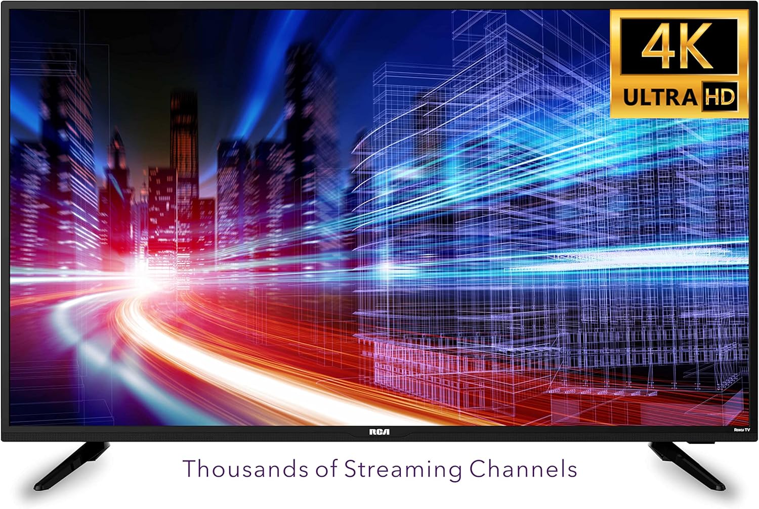RCA 32-inch Flat Screen 720p Roku Smart LED TV - RTR3261, 2021 Model