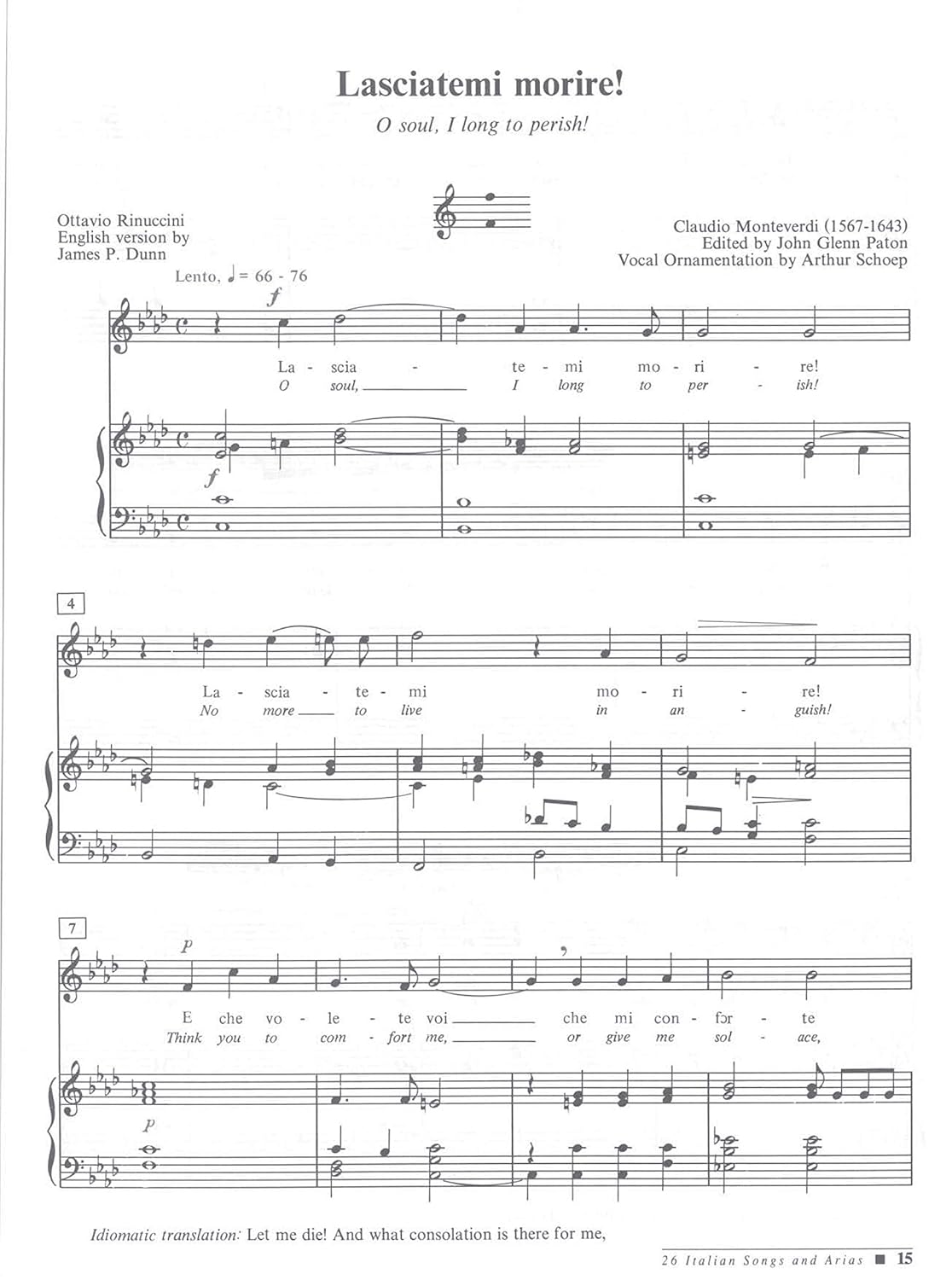 26 Italian Songs and Arias: Medium High Voice, Book & CD