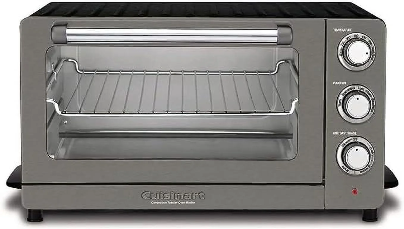 Open Box Cuisinart TOB-60N1BKS2 Convection Toaster Oven - Black Stainless