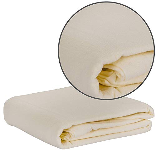 EARTHLITE Flannel Massage Table Sheet Set – Commercial Grade, Soft, Double-Napped 3-Piece Set (Top, Fitted, Face Pillow Cover)