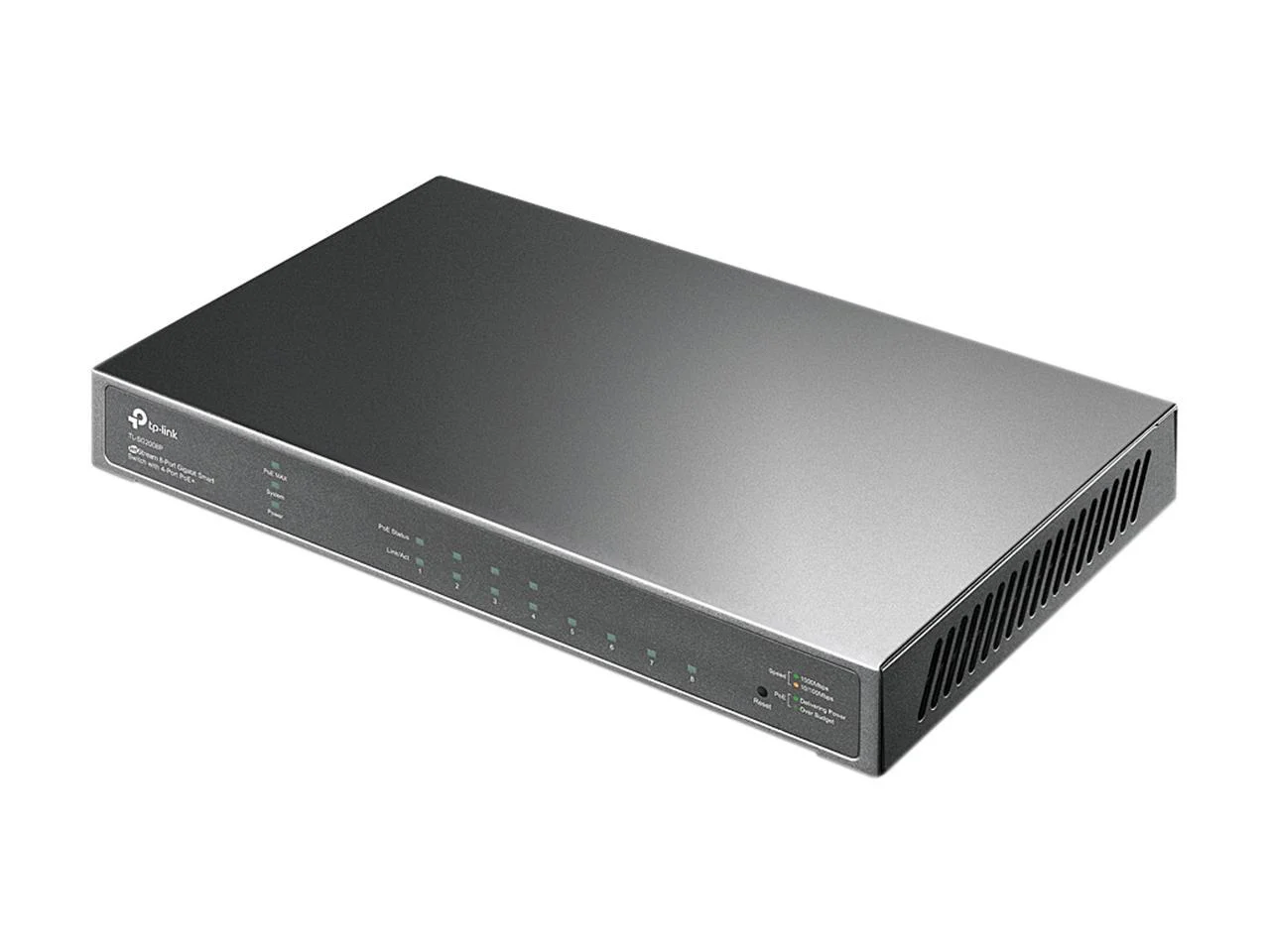 TP-Link TL-SG2008P | Jetstream 8 Port Gigabit Smart Managed PoE Switch | 4 PoE+ Port @ 62W | Omada SDN Integrated | PoE Recovery | IPv6 | Static Routing | L2/L3/L4 QoS |Limited Lifetime Protection