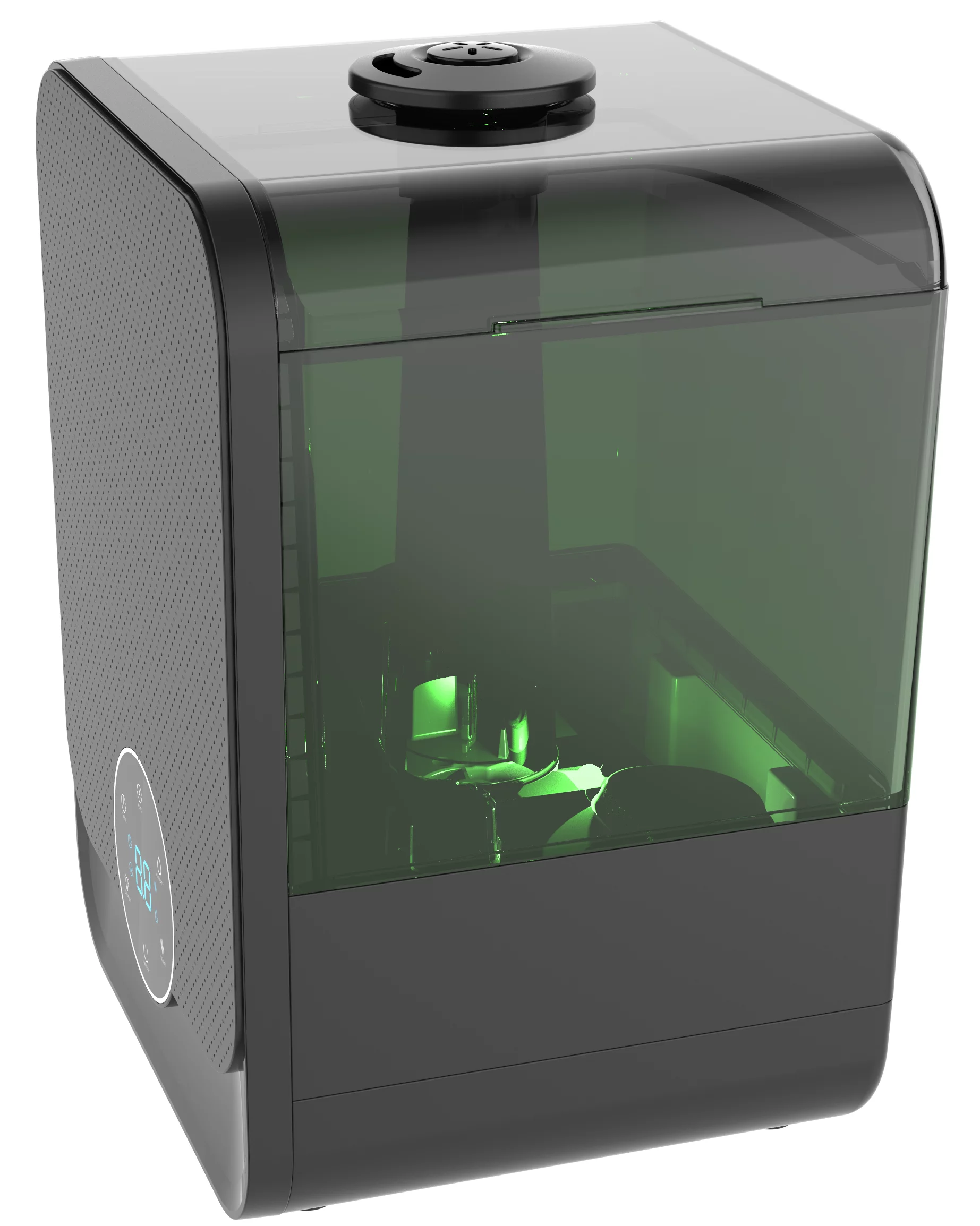 Better Homes & Gardens 1.6 Gal Ultrasonic Warm/Cool Mist Humidifier with Remote, Black