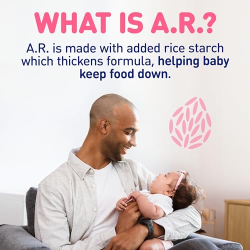 Enfamil A.R. Baby Formula, Added Rice Starch Formula to Reduce Reflux & Spit-Up, DHA for Brain Development, Probiotics to Support Digestive & Immune Health, Baby Milk, 30.4 Oz Box, 4 Count