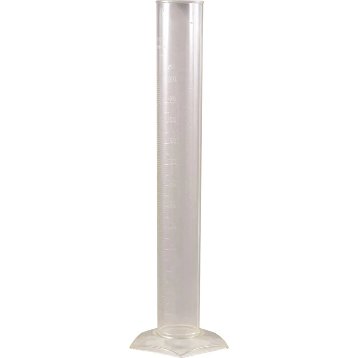 Dispensary & Clinic Items Measuring Cylinder Plastic Clear Graduated 250ml
