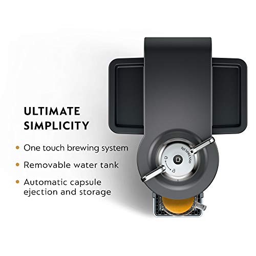 Nespresso Vertuo Coffee and Espresso Maker by De'Longhi, Graphite Metal