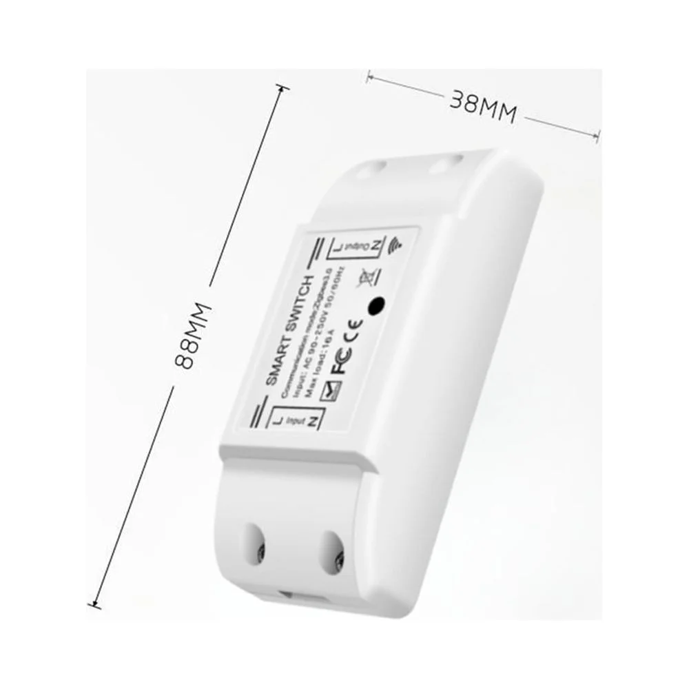 Dazzduo Smart Switch,Voice WiFi BT On/Off Remote Switch Voice Switch Voice Appliances Voice Appliances Universal Dual-Mode On/Off Remote Switch WiFi Tuya APP Dual-Mode APP Remote Switch BT