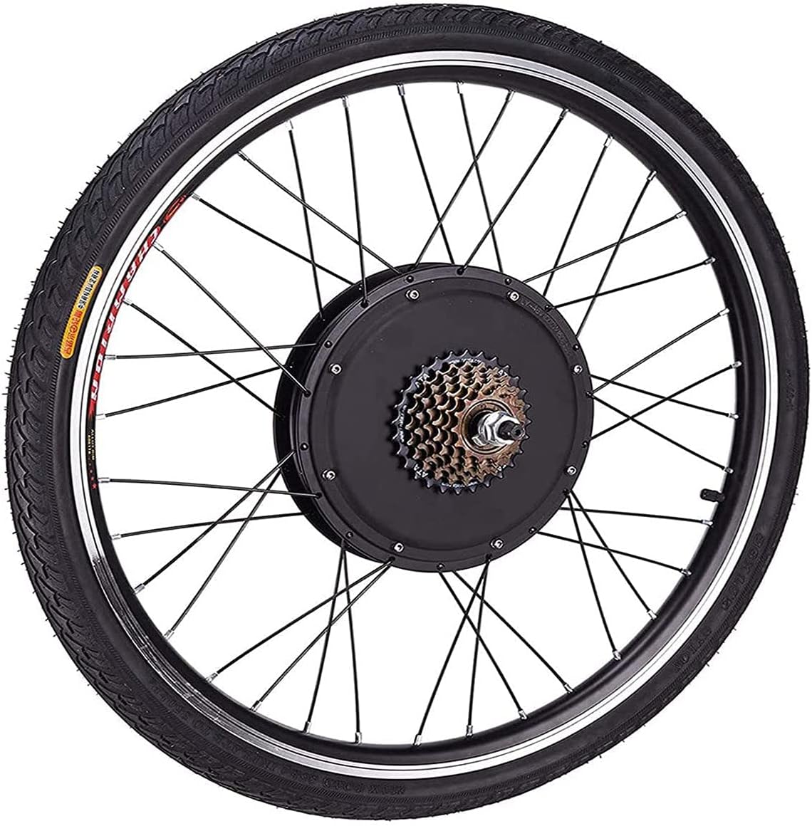 48V 1000W Front or Rear Wheel Hub Motor Brushless Gear Bicycle Electric Bike Conversion Kit with LCD Display for 20