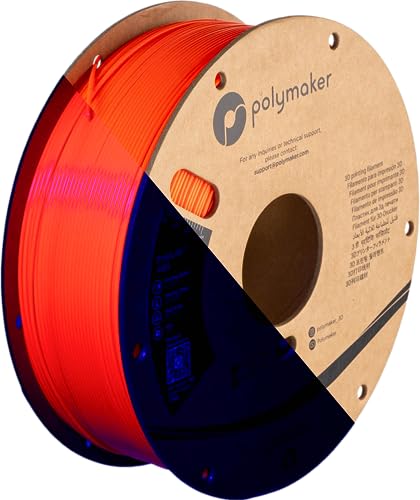 Polymaker ABS Filament 1.75mm Black, ABS 3D Printer Filament 1.75mm Heat Resistant 1kg - PolyLite ABS 3D Printing Filament 1.75mm, Strong & Durable, Dimensional Accuracy +/- 0.03mm