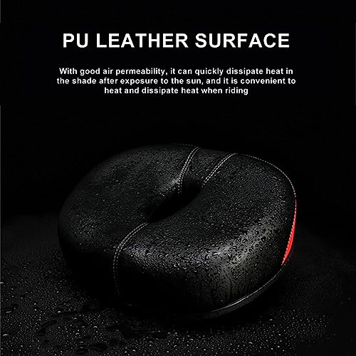 Noseless Oversized Thicken Comfortable Bike Seat for Men Women Soft Bicycle Replacement Saddle Seat Accessories for Stationary/Exercise/Indoor/Mountain/Road/Spin Bikes