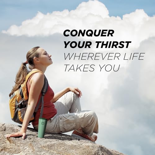 IRON °FLASK Classic Tumbler - Vacuum Insulated Stainless Steel Water Bottle, Double Walled, Drinking Cup, Insulated Travel Mug (Cotton Candy, 24 oz Solid Lid)