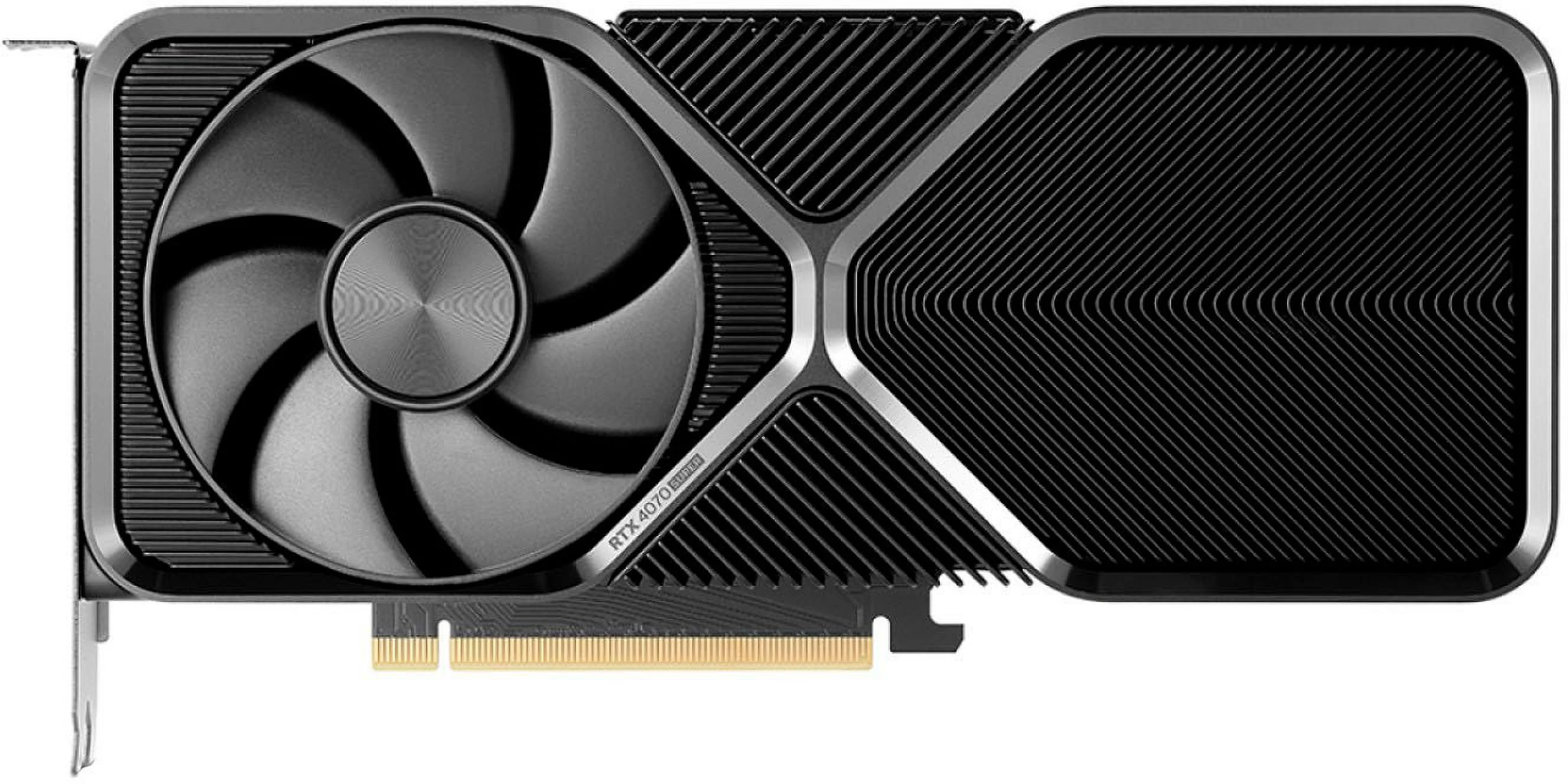 NVIDIA - GeForce RTX 4070 SUPER 12GB GDDR6X Graphics Card - Titanium/Black