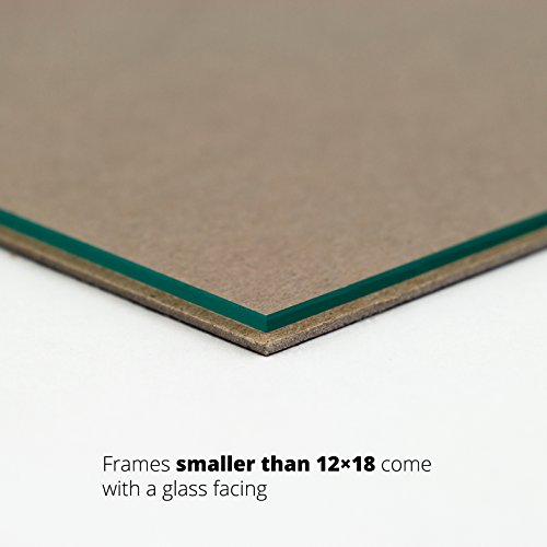 Craig Frames Renaissance, Obsidian Black Picture Frame, 8.5 by 11-Inch