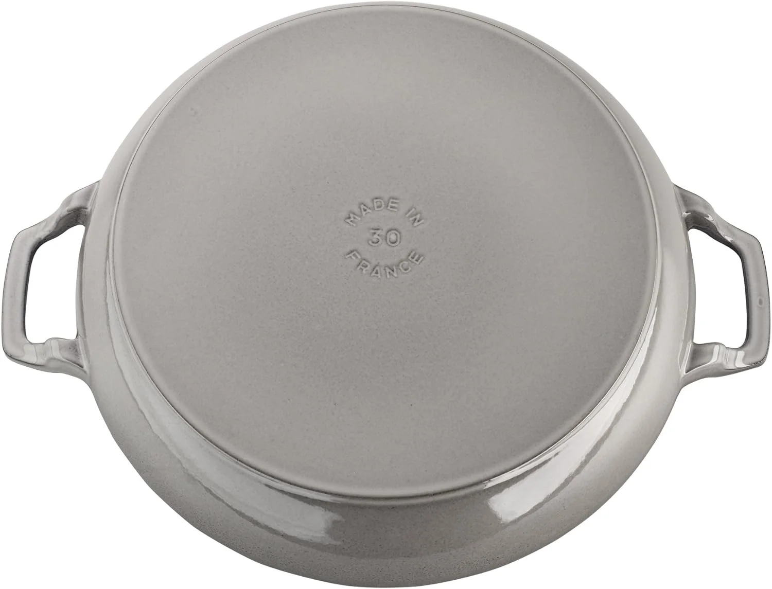 Cast Iron 3.5-Qt Braiser With Glass Lid - Graphite Grey